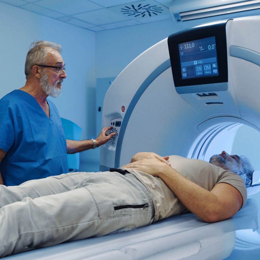 metal used in MRI Scan equipment